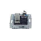 BRITE Розетка двойная TV+RJ45 кат.5E РТВ/РК12-БрМ маренго