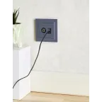 BRITE Розетка двойная TV+RJ45 кат.5E РТВ/РК12-БрМ маренго