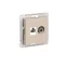 ATLASDESIGN РОЗЕТКА двойная ТВ + компьютерная RJ45, кат. 5Е, ПЕСОЧНЫЙ