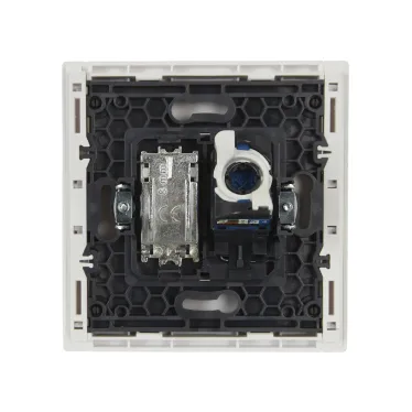 FORTE@PIANO Розетка двойная TV+RJ45 кат.6 FP237 белый IEK
