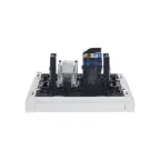 FORTE@PIANO Розетка двойная TV+RJ45 кат.6 FP237 белый IEK