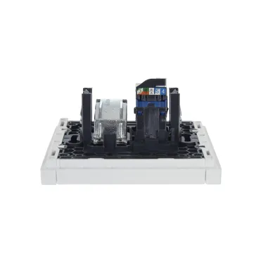 FORTE@PIANO Розетка двойная TV+RJ45 кат.6 FP237 белый IEK