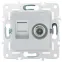 SKANDY Розетка двойная TV+RJ45 кат.6E SK-A15S серебряный IEK