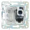 SKANDY Розетка двойная TV+RJ45 кат.6E SK-A15S серебряный IEK