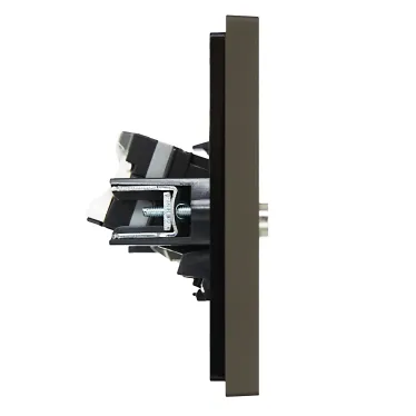 FORTE@PIANO Розетка двойная TV+RJ45 кат.5E FP336 серый IEK