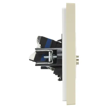 FORTE@PIANO Розетка двойная TV+RJ45 кат.6 FP437 ваниль IEK