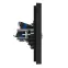 FORTE@PIANO Розетка двойная TV+RJ45 кат.6 FP137 черный IEK