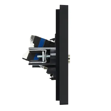 FORTE@PIANO Розетка двойная TV+RJ45 кат.6 FP137 черный IEK