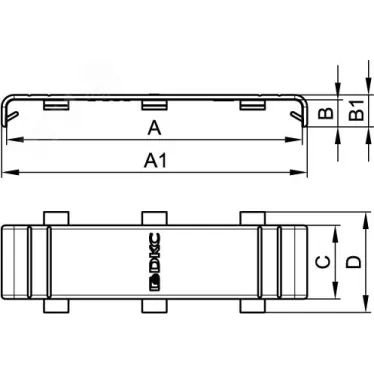 Накладка на стык 100 GAN In-liner