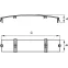 Накладка на стык крышки 120 мм IN-Liner FRONT