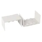 Соединитель (100х60) (2 шт) Plast Белый