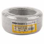 Витая пара U/UTP PROconnect 4PR 24AWG CU медь CAT5E 100 МГц PVC серый бухта 50