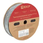 Трубка термоусаживаемая ТУТ нг 50/25 черная рулон PROxima