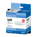 Лампа светодиодная T75 таблетка 6Вт 230В 6500К GX53 IEK