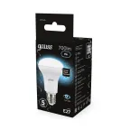 Лампа светодиодная LED 9 Вт 700 лм 4100К грибок R63 нейтральный E27 AC 220В Black Gauss