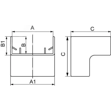 Угол внутренний 30x10 AIM In-liner