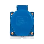 Розетка кабельная 32А 2Р+Е IP44 на поверхность 220В