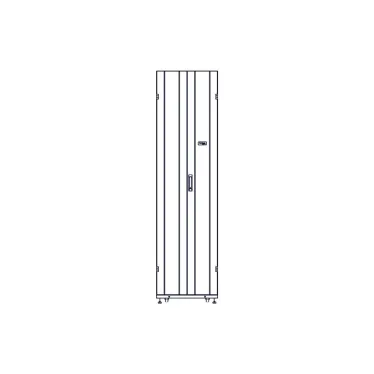 Шкаф Uniprom. 48U-600/1070. боковые панели 4шт. черный