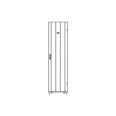 Шкаф Uniprom. 48U-600/1070. боковые панели 4шт. черный