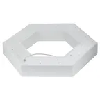 Светильник LED Geometria Hexagon SPO-123-W-40K-045 45Вт 4000K 2500Лм IP40 600*80 белый подвесной драйвер внутри
