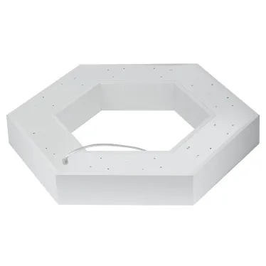 Светильник LED Geometria Hexagon SPO-123-W-40K-045 45Вт 4000K 2500Лм IP40 600*80 белый подвесной драйвер внутри