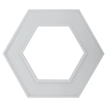 Светильник LED Geometria Hexagon SPO-123-W-40K-045 45Вт 4000K 2500Лм IP40 600*80 белый подвесной драйвер внутри