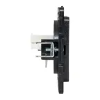 Стокгольм Механизм Розетки RJ-45 1-местной черный