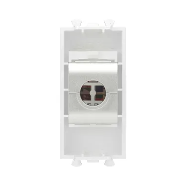 Avanti Компьютерная розетка RJ-45 без шторки модульная кат.5е экранированная Белое облако 1 модуль