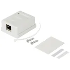 Розетка компьютерная RJ-45 категория 5е экранированная 1-порт упаковка 40 шт.