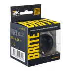 BRITE Розетка с заземлением с защитными шторками 16А с USB A+A 2,1А РЮш10-1-БрТБ бронза