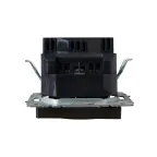 BRITE Розетка с заземлением с защитными шторками 16А с USB A+C 18Вт РЮш11-1-БрТБ бронза