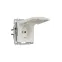 BRITE Розетка с заземлением с защитными шторками и крышкой 16А IP20 РСбш10-3-БрЖ жемчуг
