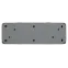 Розетка Intro Quadro 2-208-02 с заземлением четырехместная 4х2P+E, 16А-250В, IP20, ОУ, слоновая кость