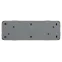 Розетка Intro Quadro 2-207-02 без заземления четырехместная 4х2P, 16А-250В, IP20, ОУ, слоновая кость