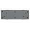 Розетка Intro Quadro 2-208-01 с заземлением четырехместная 4х2P+E, 16А-250В, IP20, ОУ, белый