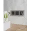 BRITE Рамка 3 поста РУ-3-2-БрД стекло дымчатый