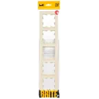 BRITE Рамка 5 постов РУ-5-БрКр бежевый