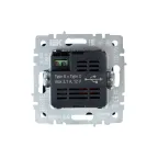 BRITE Розетка USB A+C 18Вт РЮ11-1-БрЧ черный