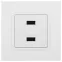 Устройство зарядное USB, 5В-2100мА, Эра Elegance, белый, 14-4110-01