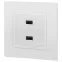 Устройство зарядное USB, 5В-2100мА, Эра Elegance, белый, 14-4110-01