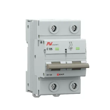 Выключатель автоматический AV-125 2P 125A (D) 10kA EKF AVERES