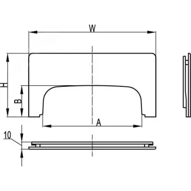Адаптер 90х25 для коробки SDN