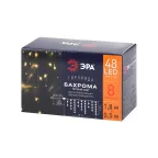 ENIB-01B Гирлянда LED Бахрома 1,8х0,5 м теплый свет 8 режимов 220V, IP20 (100/800)