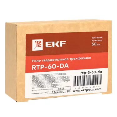 Реле твердотельное трехфазное RTP-60-DA PROxima