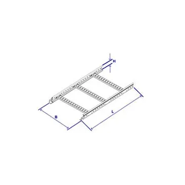 Лоток лестничный 400х50х3000мм Стандарт