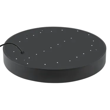 Светильник LED Geometria Ring SPO-131-B-40K-045 45Вт 4000К 4000Лм IP40 600х80 черный подвесной драйвер внутри