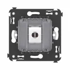 Avanti Компьютерная розетка RJ-45 без шторки в стену, кат.6 одинарная, Закаленная сталь