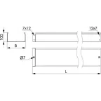 Лоток неперфорированный 150х100 L-3000мм толщина 1.0мм горячеоцинкованный
