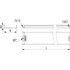 Лоток неперфорированный 150х50х2000 горячеоцинкованный