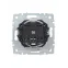 BRITE Розетка с заземлением с защитными шторками и крышкой 16А IP44 РСбш10-3-44-БрТБ темная бронза